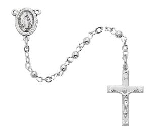 All Sterling Rosary Boxed