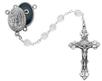 Aurora Glass Rosary Boxed